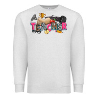Oatmeal Heather race teacher Premium Sweatshirt - Zillion Design Studio