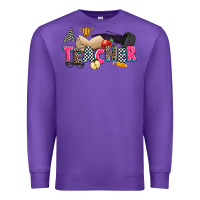 Purple race teacher Premium Sweatshirt - Zillion Design Studio