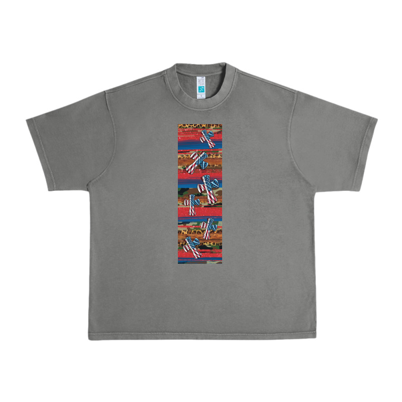 Usa Flag And Cross Penwraps Urban Heavy Tee by Artiststas | Teevron