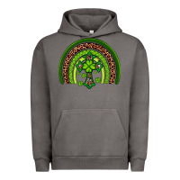 Pigment Tornado Western Shamrock Cross Rainbow Urban Hoodie - Artiststas