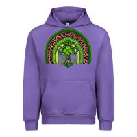 Tulip Western Shamrock Cross Rainbow Urban Hoodie - Artiststas