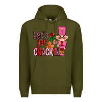 Army Green lets get crackin with nutcrackers ado Premium Hoodie - AdoDesignShop