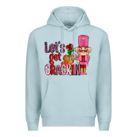Blue Mist lets get crackin with nutcrackers ado Premium Hoodie - AdoDesignShop