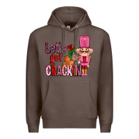 Coffee lets get crackin with nutcrackers ado Premium Hoodie - AdoDesignShop