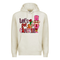 Oatmeal Heather lets get crackin with nutcrackers ado Premium Hoodie - AdoDesignShop