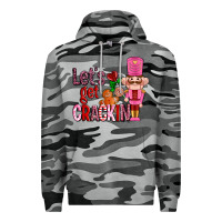 Slate Camo lets get crackin with nutcrackers ado Premium Hoodie - AdoDesignShop