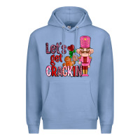Colony Blue lets get crackin with nutcrackers ado Premium Hoodie - AdoDesignShop