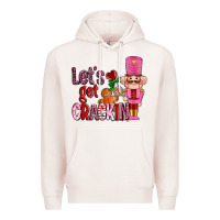 Pale Pink lets get crackin with nutcrackers ado Premium Hoodie - AdoDesignShop