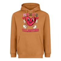 Meerkat mamas valentine with cute heart Heavyweight Hoodie - texasbilliewilder