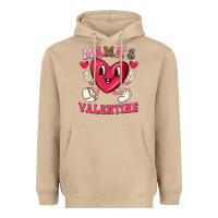 Mushroom mamas valentine with cute heart Heavyweight Hoodie - texasbilliewilder