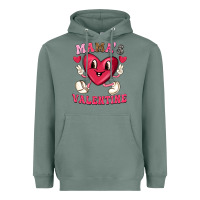 Sage mamas valentine with cute heart Heavyweight Hoodie - texasbilliewilder