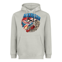 Moon Dust American babe Heavyweight Hoodie - Zillion Design Studio