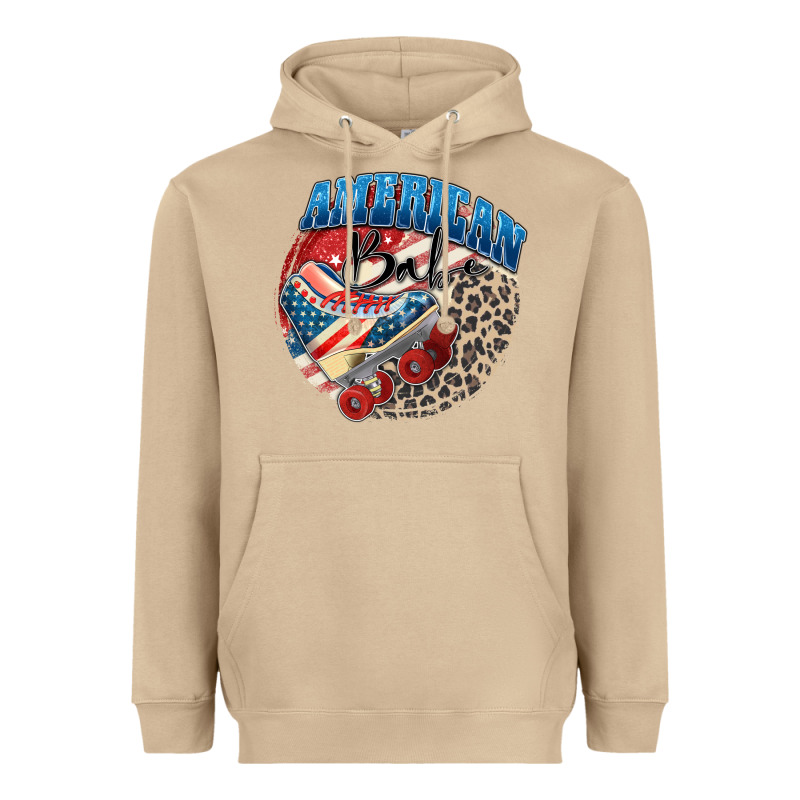American Babe Heavyweight Hoodie by Zillion Design Studio | Teevron