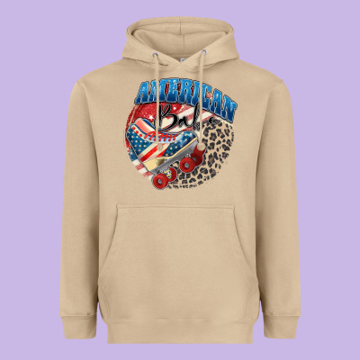 American Babe Heavyweight Hoodie Designed By Zillion Design Studio