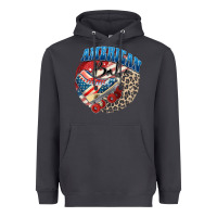 Smoke American babe Heavyweight Hoodie - Zillion Design Studio