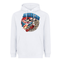 White American babe Heavyweight Hoodie - Zillion Design Studio