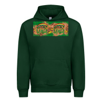 Forest Green St. Patrick's Day Western  Lucky And Blessed Urban Hoodie - Artiststas