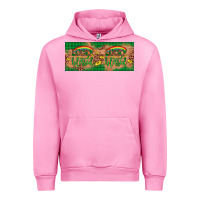 Fuchsia Pink St. Patrick's Day Western  Lucky And Blessed Urban Hoodie - Artiststas
