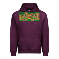 Mauve Wine St. Patrick's Day Western  Lucky And Blessed Urban Hoodie - Artiststas