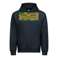 Navy St. Patrick's Day Western  Lucky And Blessed Urban Hoodie - Artiststas