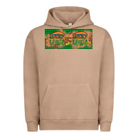 Pigment Burro St. Patrick's Day Western  Lucky And Blessed Urban Hoodie - Artiststas
