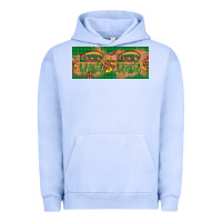 Pigment Grape Ice St. Patrick's Day Western  Lucky And Blessed Urban Hoodie - Artiststas