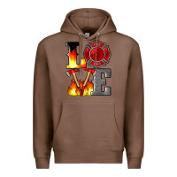 Chestnut firefighter love Premium Hoodie - Artiststas