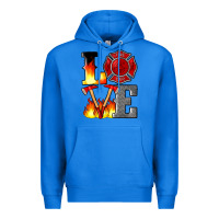 True Royal firefighter love Premium Hoodie - Artiststas