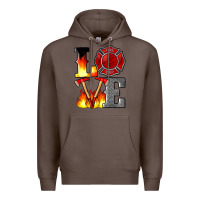 Coffee firefighter love Premium Hoodie - Artiststas