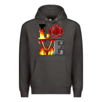 Smoke firefighter love Premium Hoodie - Artiststas