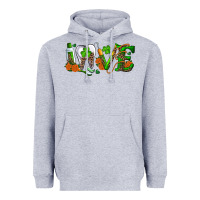 Heather Grey Dental Love St. Patricks Day Heavyweight Hoodie - RanaPortraitStore