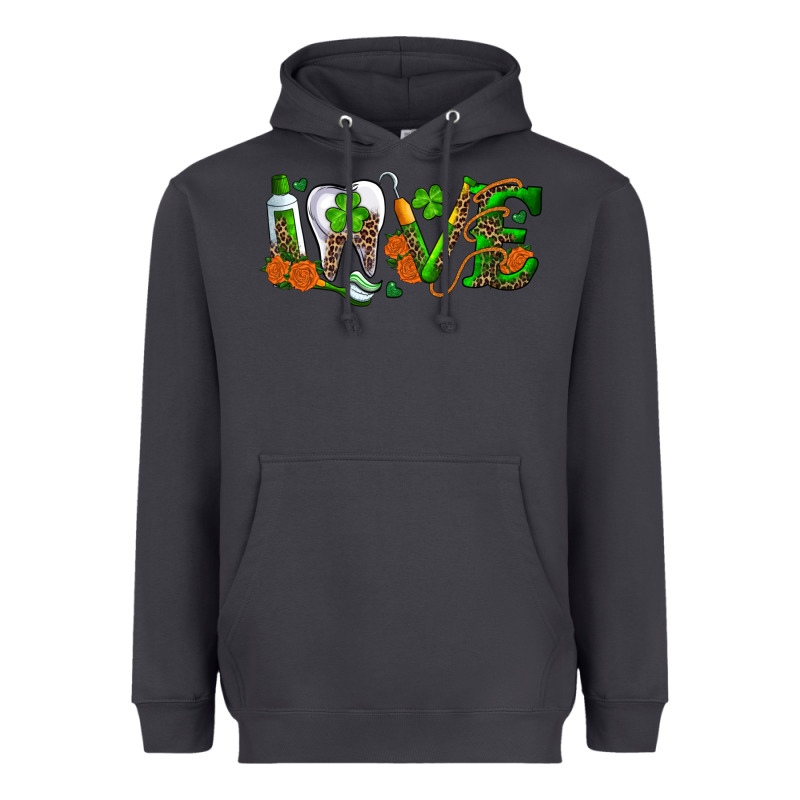 Dental Love St. Patricks Day Heavyweight Hoodie by RanaPortraitStore | Teevron