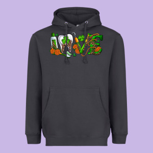 Dental Love St. Patricks Day Heavyweight Hoodie Designed By Ranaportraitstore