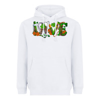 White Dental Love St. Patricks Day Heavyweight Hoodie - RanaPortraitStore