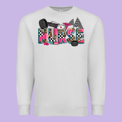 Race Nurse Premium Sweatshirt Designed By Zillion Design Studio