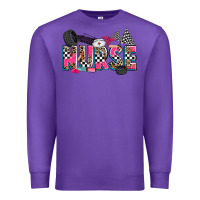 Purple race nurse Premium Sweatshirt - Zillion Design Studio