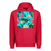 Cardinal sea turtle seamless pattern Premium Hoodie - BundleAndBundleShop