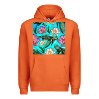 Carrot sea turtle seamless pattern Premium Hoodie - BundleAndBundleShop