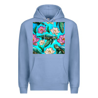 Colony Blue sea turtle seamless pattern Premium Hoodie - BundleAndBundleShop