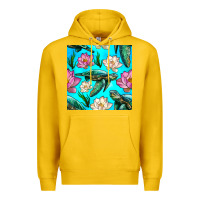 Lemon sea turtle seamless pattern Premium Hoodie - BundleAndBundleShop