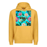 Mustard sea turtle seamless pattern Premium Hoodie - BundleAndBundleShop