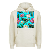 Oatmeal Heather sea turtle seamless pattern Premium Hoodie - BundleAndBundleShop