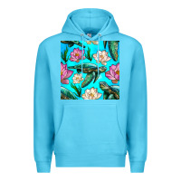 Ocean Blue sea turtle seamless pattern Premium Hoodie - BundleAndBundleShop