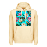 Pina Colada sea turtle seamless pattern Premium Hoodie - BundleAndBundleShop