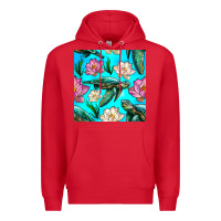 Red sea turtle seamless pattern Premium Hoodie - BundleAndBundleShop