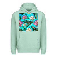 Seafoam sea turtle seamless pattern Premium Hoodie - BundleAndBundleShop