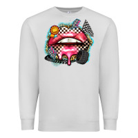 Dove Grey race lips Premium Sweatshirt - Zillion Design Studio