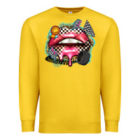 Lemon race lips Premium Sweatshirt - Zillion Design Studio