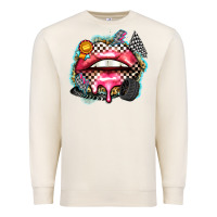 Sandshell race lips Premium Sweatshirt - Zillion Design Studio
