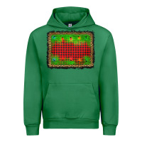 Emerald christmas lights background Urban Hoodie - AdoDesignShop